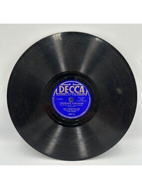 Decca Records Sophisticates Louisiana Purchase/The Kitten 78 RPM Fox Trots Vocal